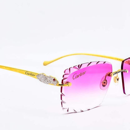 LUXURY GLASSES | PINK TINT