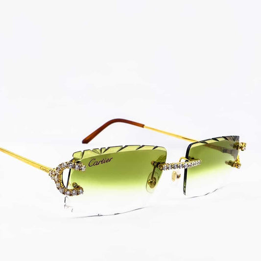 LUXURY GLASSES | LIGHT GREEN TINT